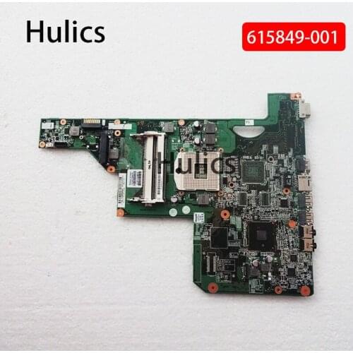 Hulics Original 615849-001 Laptop Motherboard For HP PAVILION G62 G72 CQ62 CQ72 mainboard HM55 DDR3 MAIN board