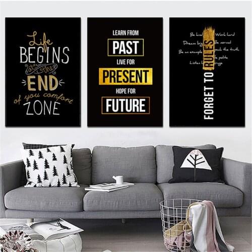 Motivational Quote Posters for Classroom Decorations Wall Art for Teachers,Students,School Counselors Creative Chalkboard Design