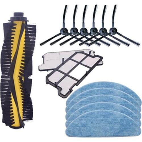 14-Piece Set for ILIFE Vacuum Cleaner Accessories V7 V7S V7Spro Filter Roller Brush Side Brush Mop