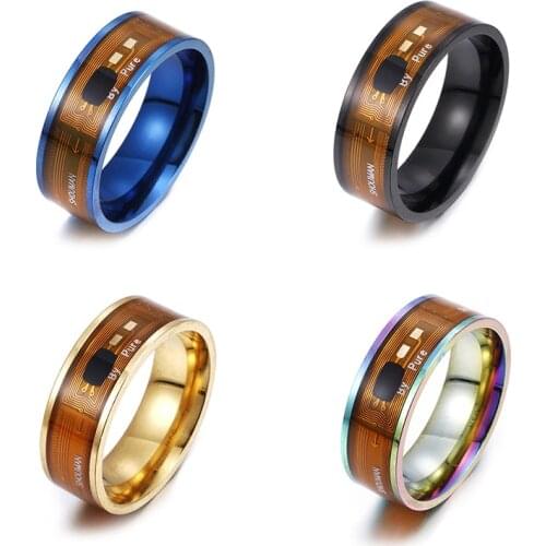 NFC Ring Multifunctional Waterproof Smart Ring Smart Wearable Fashion Finger Digital Ring Smart Accessories Universal