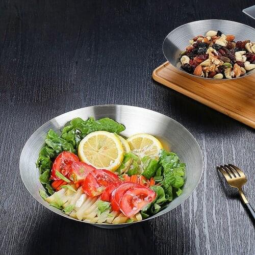New Korean style stainless steel ramen bowl 304 stainless steel single layer cold noodle bowl super large bowl popular hot sale