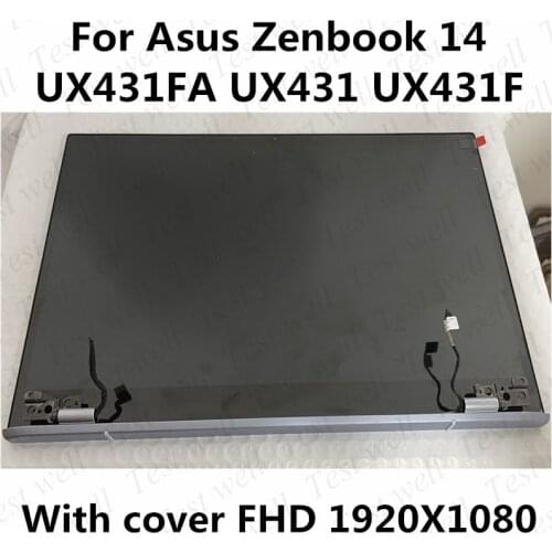Original 14 Inch LaptoLCD Screen Assembly Full Parts For Asus Zenbook 14 UX431FA UX431 UX431F UX431FA FHD NB8618