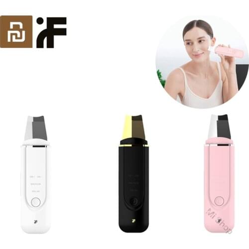 Original inFace Ultrasonic Ion Cleansing Instrument Massage Skin Scrubber Peeling Shovel Facial Pore Cleaner Machine Просо