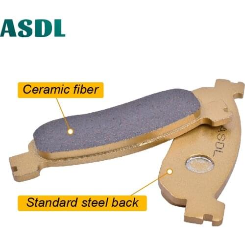Motorcycle Front Brake Pads For YAMAHA TW 125 2008 F TW 200 1991-1998 F TW 225 E 2002-2003 F XT 250 X 2006-2008 F #5