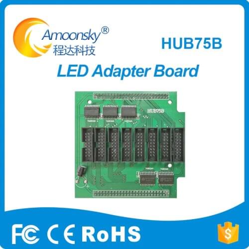 Amoonsky Full Color LED screen display Conversion Card Hub75B Adapter board Support 1/2, 1/4, 1/8, 1/16 Scan