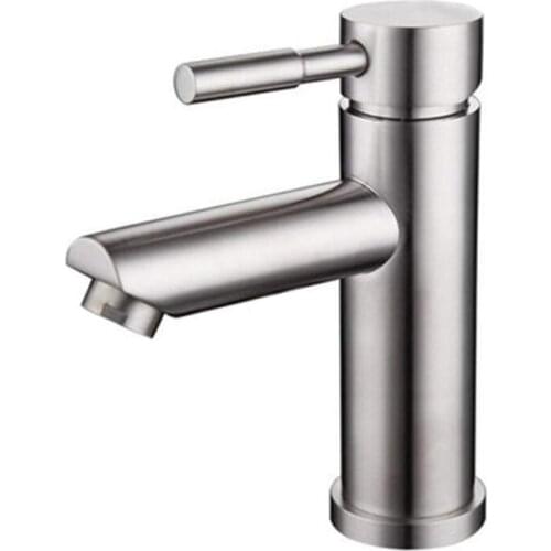 Yooap single handle faucet bathroom faucet, stainless steel hot and cold water sink faucet, sink mixed faucet modern bathroom fa