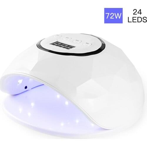 72W/86W UV LED Lamp Gel Nail Lamp Nail Dryer For Nails All Gel Polish Sensor Sun LED Light Nail Art Manicure Tools Quick-Dry