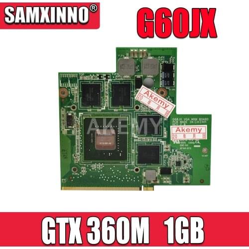 Graphics Card FOR G60JX PN 60-NYLVG1000-C11 GTS360M GTX 360M N11E-GS1-A3 DDR5 1GB MXM VGA Video Card For Asus G60 G51JX Notebook