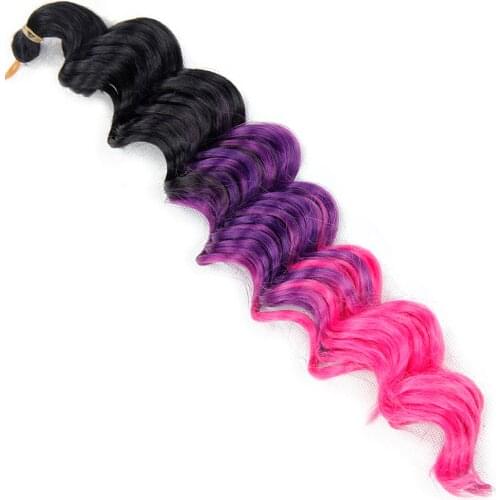 Crochet Hair Braids synthetic braiding Hair multi twist afro kinkly Curly hair Ombre twist afro Hair Products