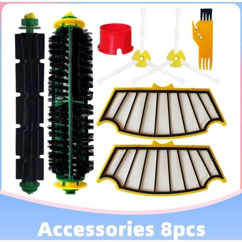 Bristle / Flexible Brush Hepa Filter Parts For iRobot Roomba 500 Series 510 530 535 532 550 560 570 580 585 Vacuum Cleaner