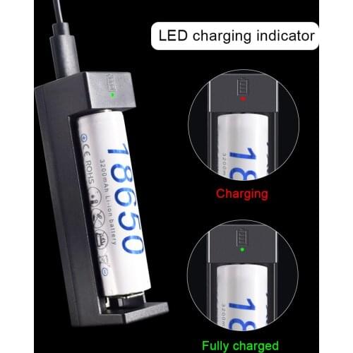 PALO 3.7V 18650 14500 lithium battery charger LED USB Charger with 1/2/3/4pcs rechargeable li-ion battery 18650 batteries 3.7V