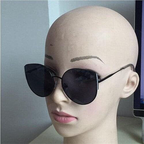 KAPELUS Woman fashion sunglasses black black frame sunglasses uv400 female cat eye sunglasses 1122