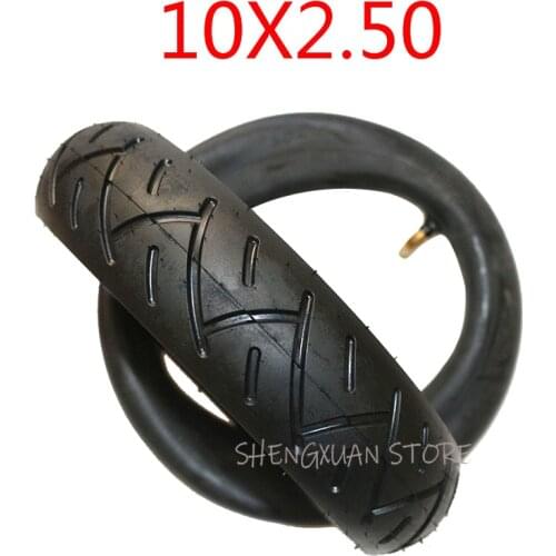 10 inch Pneumatic 10x2.50 Tire fits Electric Scooter Balance Drive Bicycle Tyre 10*2.5 inflatable Tyre & inner tube