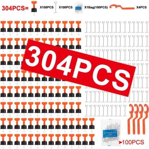 152PCSx2 Level Wedges Tile Spacers For Flooring Wall Tile Spacer Carrelage Tile Leveling System Leveler Locator Spacers Plier