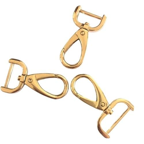 20/25mm Metal Luggage Bag Dog Buckle Snap Hook Bag Hanger Lobster Clasp DIY Sewing Handmade Key Chain Buttons