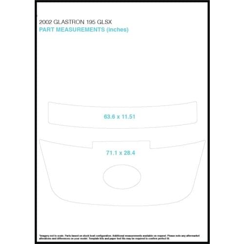 2002 Glastron 195 GLSX Swim Step & Transom Pad Boat EVA Teak Decking 1/4" 6mm