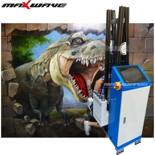 High definition 3D built-in controller UV art wall vertical mural wall printer machine with tx800 head Direct To Wall Painting