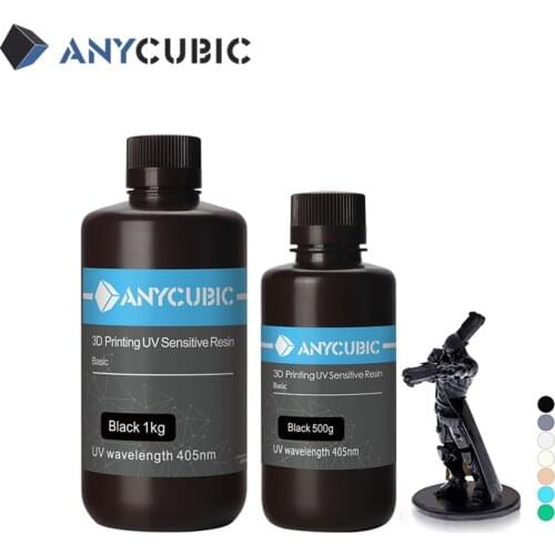 ANYCUBIC 405nm UV Resin For Photon 3D Printer Photon-S Printing Material LCD UV Sensitive Normal 500 ml/1L Liquid Bottle