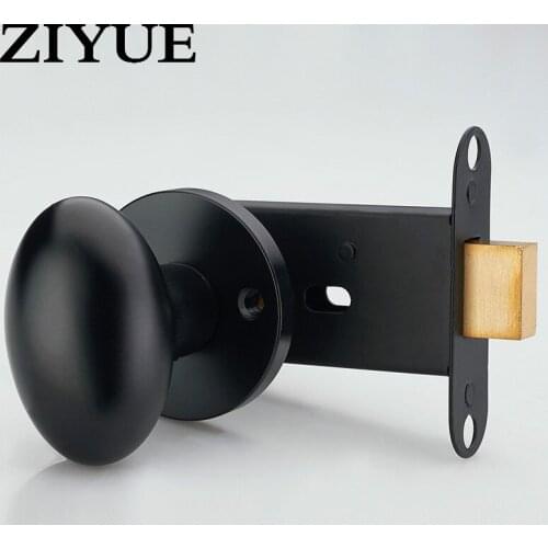 Free Shipping European Invisible Black Lever Door Prelude Handle Lock Single Cylinder Deadbolt Lock