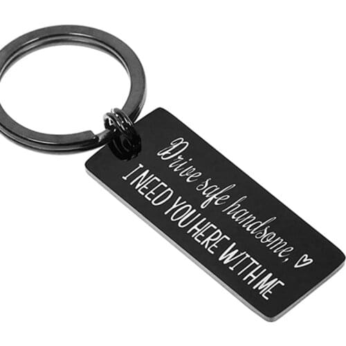 Custom Engraved Keychain For Women Men Husband Dad Boyfriend Fathers Day Birthday Personalized Gift