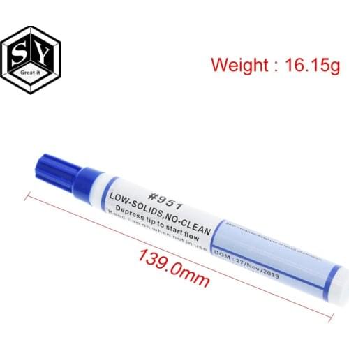 GREAT IT 951 10 ml Soldering Rosin Flux Pen Low-Solid Non-clean For Kester Soldering Solar Panel DIY Power Panel For Arduino