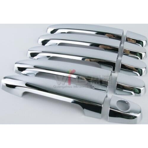 Chrome Door Handle Cover Door Handle Bowl For Toyota RAV4 2006 2007 2008 2009-2012 ABS Car Styling Tuning Accessories