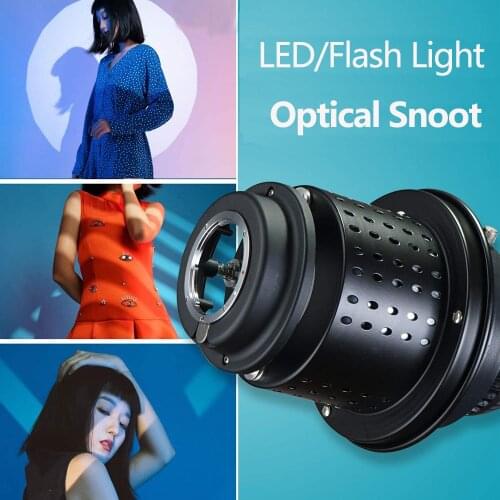 Conical Snoot Studio Lighting Accessory for LED Light Flash Strobe Light with Bowens Mount Photographic Equipment Accessories