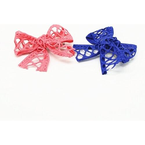 2PCS Fashion Children Kids Hair Accessories Girls Lovely Hair Clips bows Hairpins Hair Ties Ropes Headwear