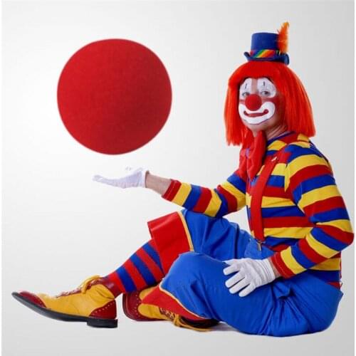 Sponge Nose Soft Clown Nose Red Sponge Ball Funny Cosplay Prop For Halloween Costume Party 5z