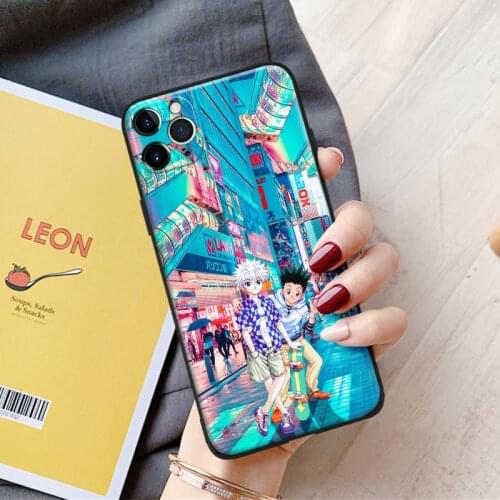 Gon and kirua Hunter x Hunter anime For iPhone se 6 6s 7 8 plus x xr xs 11 12 mini pro max soft silicone phone case cover shell
