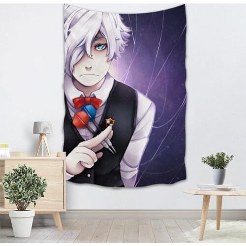 Death Parade Tapestry Wall Hanging Decor Home Birthday Party Decorations Fabric Tapestries Camping Tent Travel Sleeping Pad