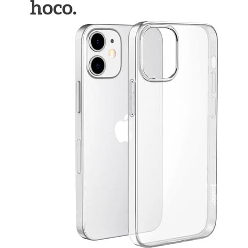 HOCO Original Clear Soft TPU Case for iPhone 12 12 Pro Max Transparent Protective Cover Ultra thin Protection for iPhone 12 mini