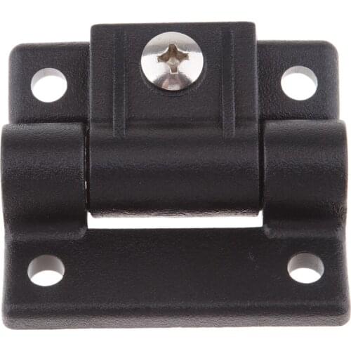 Plastic Adjustable Control Torque Hinge with Holes, 2.5 x 2.22 63.5x57.2mm (Black)