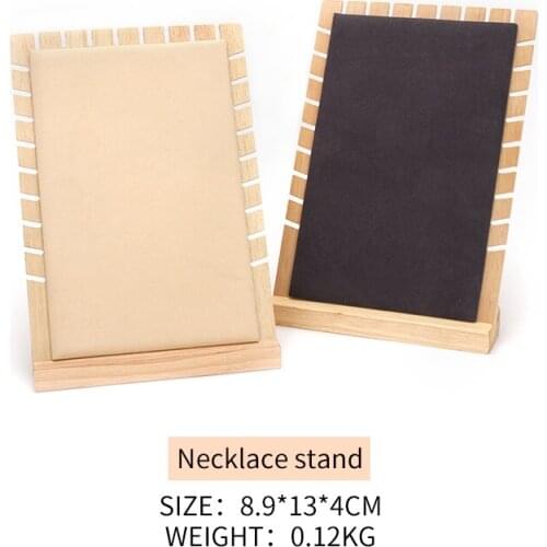 Fashion Solid Wood Female Necklace Jewelry Display Stand For Earring Pendent Bracelet Multifunction Jewellery Holder Show Racks
