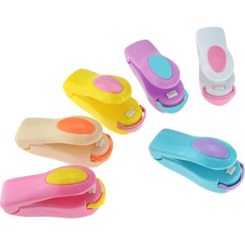 Portable mini sealing machine household food protector plastic bag handy kitchen gadgets easily resealed