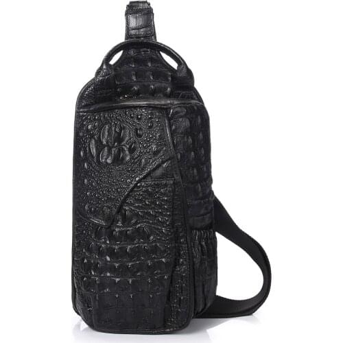 Fashion Backpacks For Teenage Girls Designer Cow Genuine Leather Backpack Vintage Crocodile Lines Women Travel BackPack 2019 New