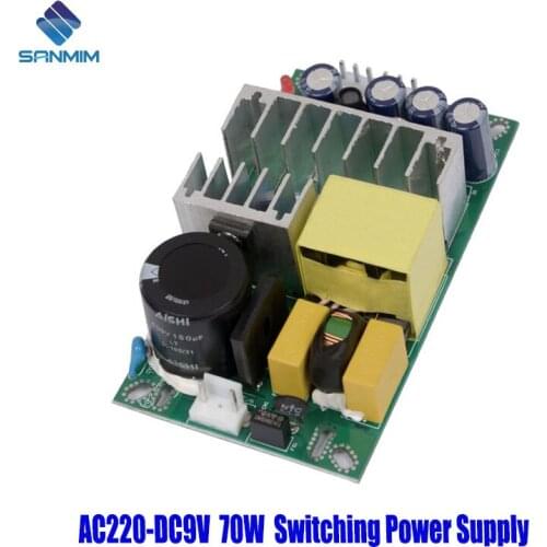 SANMIN AC220V-DC9V 8A 70W Power supply Isolated switch power supply module 220 to 9v bare board GPT70A9V