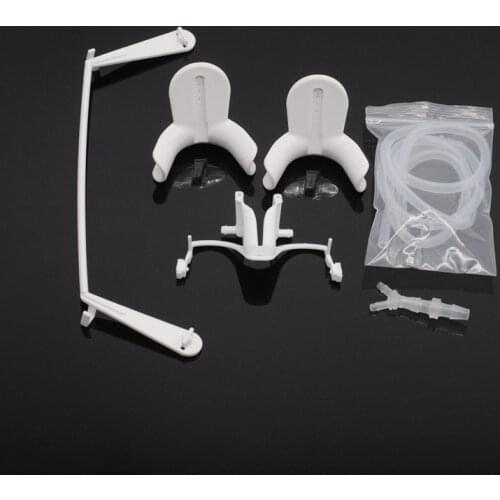 Dental Lab Orthodontic Cheek Retractor with Salive Suction Function Mouth Opener Suit For Teeth Whitening