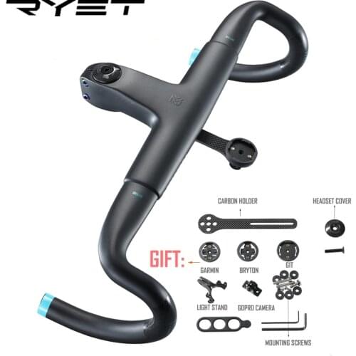 2020 LEXON carbon Handlebar Road Bike Handle Bars Ultralight Carbon Fibre Bicycle bars integrated