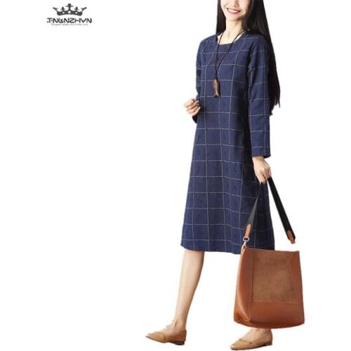 Tnlnzhyn 2019 New Summer Women Cotton Linen Dress Vintage Women Short Sleeve Dress long Midi Dress Loose Casual Dresses Y929