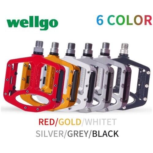 Wellgo MG-1 Super Light Quality agnesium Bicycle Pedal Antiskid for Road Mountain Bike Pedals Bicycle Parts