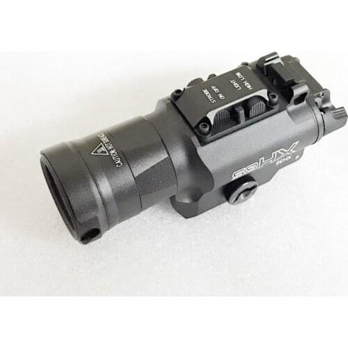 XH35 light Tactical Flashlight Airsoft Dual Output Ultra-High White LED Brightness Strobe Adjustment