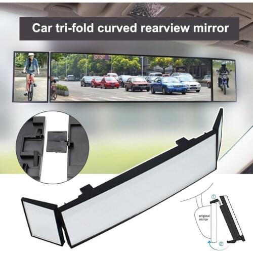 Hot Sale Universal Car Interior Rearview Mirror Wide Angle Rear View Mirror Collapsible Detachable Car Accessories Fast delivery