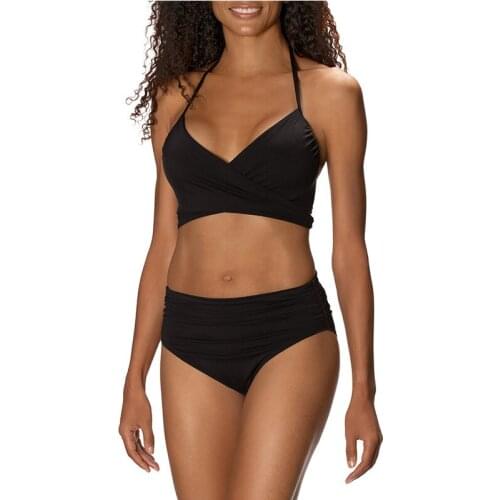 Fanceey 2 Piece Sexy Bikini Swimsuit Women Push Up Bikinis 2020 Mujer Black Thong Micro Bikini Set Swimwear Women Bathing Suit