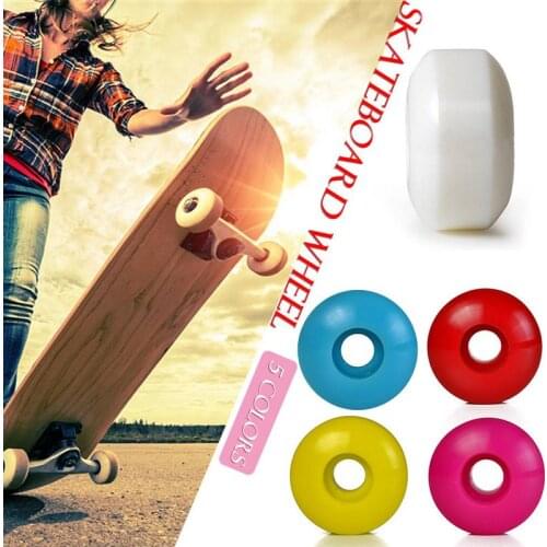 1PCS Skateboard Wheel Double Tilt Action Brush Street Wear Wheel Multicolor 100A Car Line PU Wheel