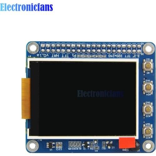 2.2" 2.2 inch 320x240 LCD TFT Screen Display Module Resistive Panel Shield Support for Raspberry Pi 3 Model B 3B/2B/B+ High PPI