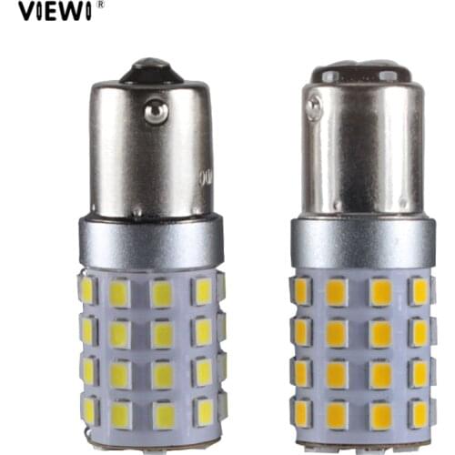 2pcs Daytime Running Lights P21W 1156 1157 BA15S BAY15D canbus super DRL 7w 12V 24V car Tail Bulb Brake Light auto Reverse Lamp