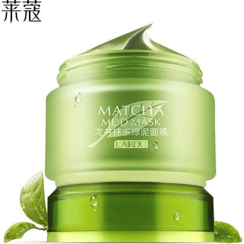 85g Longjing Matcha Green Clay Facial Mask Mud Moisturizing Skin Care Products