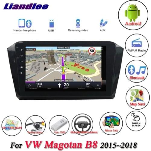 Car Android Multimedia System For VW Magotan 2015-2018 Radio USB TV GPS Wifi Navigation HD Stereo Screen