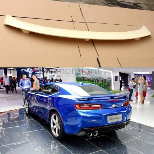 Car Accessories ABS Plastic Unpainted Color Rear Trunk Wing Lip Roof Spoiler Auto Part For Chevrolet Camaro 2016 2017 2018